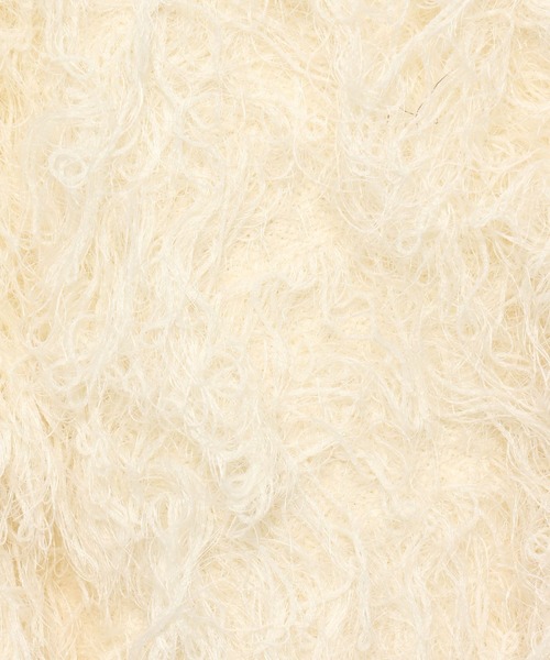 mysty woman（ミスティウーマン）の「シャギーベスト 577040（ベスト・レディース・オフホワイト/ブラウン・FREE）」の15枚目の写真