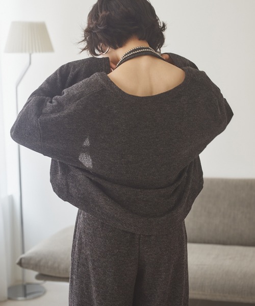 LAULEN(ローレン)の「halter neck relax 3set /ホルターネックリラックス3点セット(セットアップ・レディース・ベージュ/ブラック・FREE)」の7枚目の写真