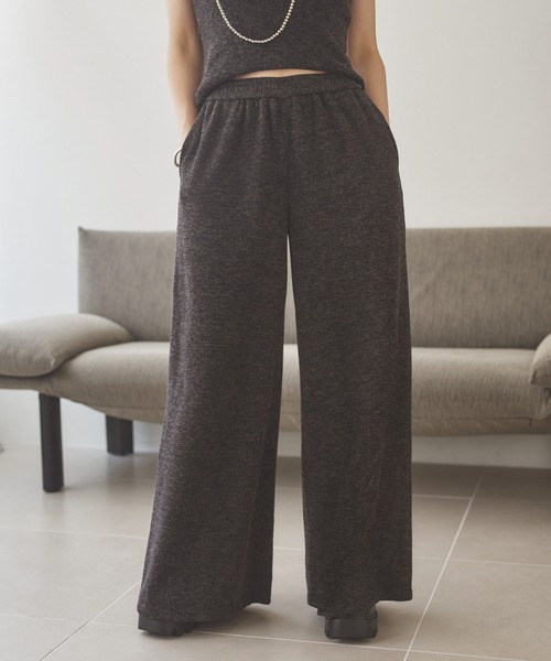 LAULEN(ローレン)の「halter neck relax 3set /ホルターネックリラックス3点セット(セットアップ・レディース・ベージュ/ブラック・FREE)」の10枚目の写真