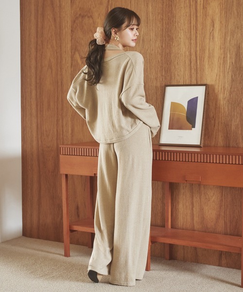 LAULEN(ローレン)の「halter neck relax 3set /ホルターネックリラックス3点セット(セットアップ・レディース・ベージュ/ブラック・FREE)」の13枚目の写真