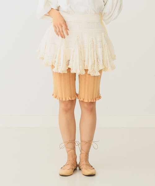 BEAMS COUTURE（ビームスクチュール）の「コットン ニット パンツ（その他パンツ・レディース・ブラック/ホワイト系その他5/ブラウン系その他3・ONE SIZE）」の12枚目の写真