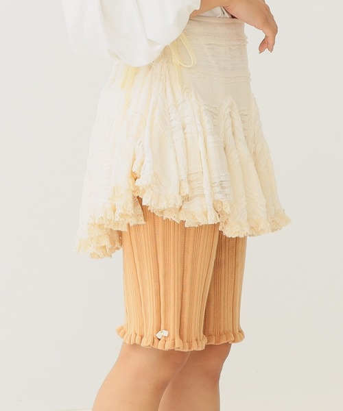 BEAMS COUTURE（ビームスクチュール）の「コットン ニット パンツ（その他パンツ・レディース・ブラック/ホワイト系その他5/ブラウン系その他3・ONE SIZE）」の3枚目の写真
