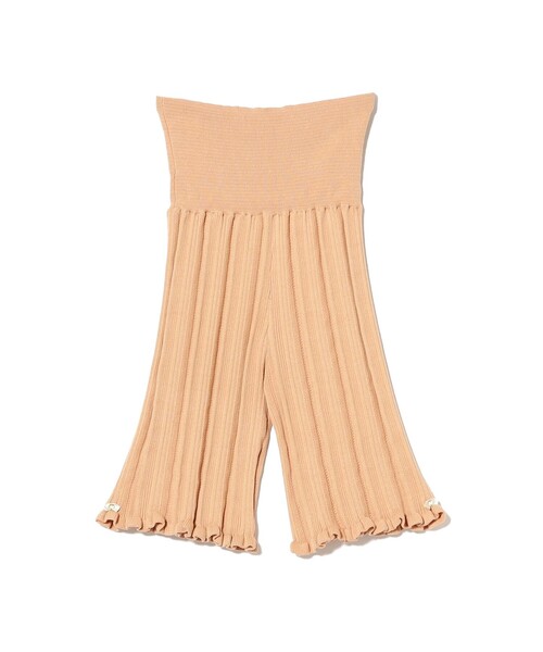 BEAMS COUTURE（ビームスクチュール）の「コットン ニット パンツ（その他パンツ・レディース・ブラック/ホワイト系その他5/ブラウン系その他3・ONE SIZE）」の6枚目の写真