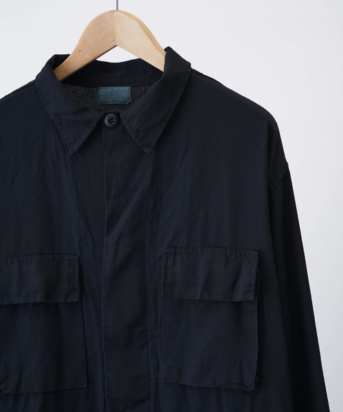 MILITARY(ミリタリー)の「US MILITARY / US MADE BDU TC TWILL JACKET(ミリタリージャケット・メンズ・ブラック・LARGE)」の6枚目の写真