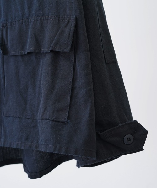 MILITARY(ミリタリー)の「US MILITARY / US MADE BDU TC TWILL JACKET(ミリタリージャケット・メンズ・ブラック・LARGE)」の7枚目の写真