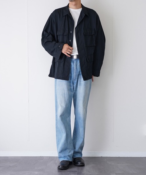 MILITARY(ミリタリー)の「US MILITARY / US MADE BDU TC TWILL JACKET(ミリタリージャケット・メンズ・ブラック・LARGE)」の9枚目の写真
