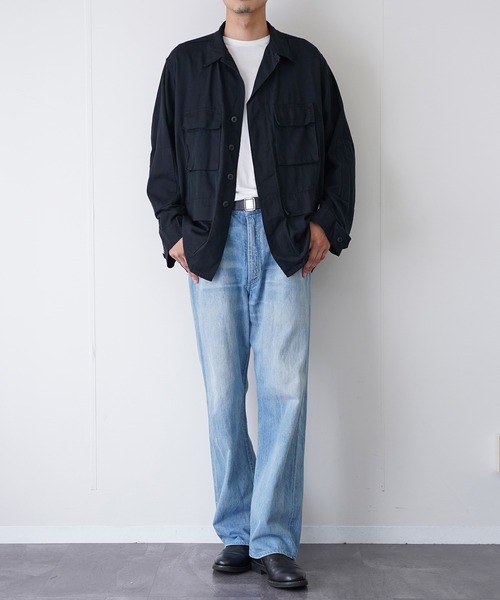 MILITARY(ミリタリー)の「US MILITARY / US MADE BDU TC TWILL JACKET(ミリタリージャケット・メンズ・ブラック・LARGE)」の10枚目の写真