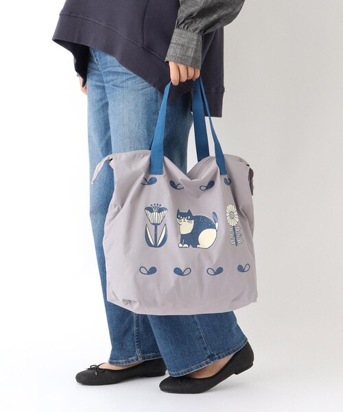 one'sterrace(ワンズテラス)の「FIKA ビッグトートバッグ(トートバッグ・レディース・ベージュ系8/グレー系4/イエロー系8・99)」の18枚目の写真