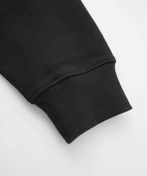 X-girl（エックスガール）の「RHINESTONE CURSIVE LOGO SWEAT HOODIE（パーカー・レディース・アッシュ/ブラック/パープル・S/M/L）」の17枚目の写真