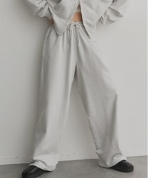 ad thie | スウェット イージー ワイドパンツ(スウェットパンツ)