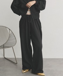 ad thie（アドティエ）の「スウェット イージー ワイドパンツ（スウェットパンツ）」
