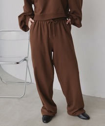 ad thie（アドティエ）の「スウェット イージー ワイドパンツ（スウェットパンツ）」