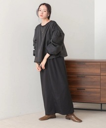 【S・Mサイズ展開】ロゴシアードッキングスウェットワンピース