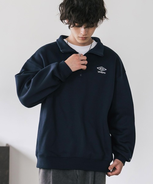 セール】UMBRO アンブロ 別注コラボ オーバーサイズ裏起毛ワンポイント