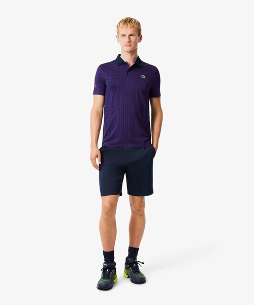 LACOSTE(ラコステ)の「グリッドウエストストレッチショーツ(その他パンツ・メンズ・オフホワイト/ネイビー・3/5/4)」の3枚目の写真