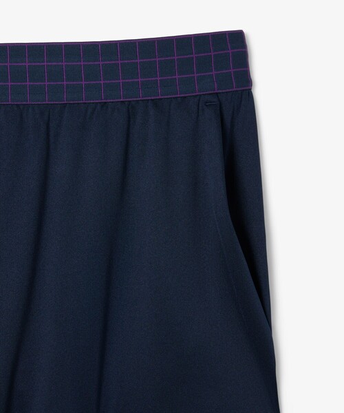 LACOSTE(ラコステ)の「グリッドウエストストレッチショーツ(その他パンツ・メンズ・オフホワイト/ネイビー・3/5/4)」の6枚目の写真