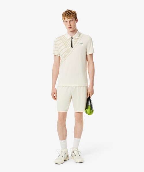 LACOSTE(ラコステ)の「グリッドウエストストレッチショーツ(その他パンツ・メンズ・オフホワイト/ネイビー・3/5/4)」の10枚目の写真