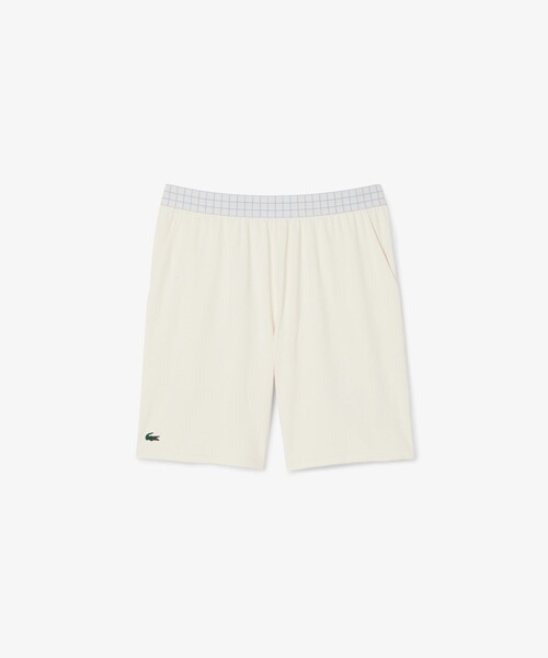LACOSTE(ラコステ)の「グリッドウエストストレッチショーツ(その他パンツ・メンズ・オフホワイト/ネイビー・3/5/4)」の12枚目の写真