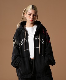 DANKE SCHON（ダンケシェーン）の「DankeSchon/ダンケシェーン/490HW CHEMICAL ZIP HOODIE（パーカー・レディース）」