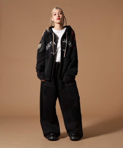 DankeSchon/ダンケシェーン/490HW CHEMICAL ZIP HOODIE