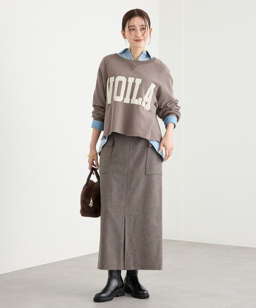 RIVE DROITE(リヴドロワ)の「【シーズンムード抜群】フェイクファーミニボストン(ボストンバッグ・レディース・ダークブラウン/グレイッシュベージュ・FREE)」の6枚目の写真