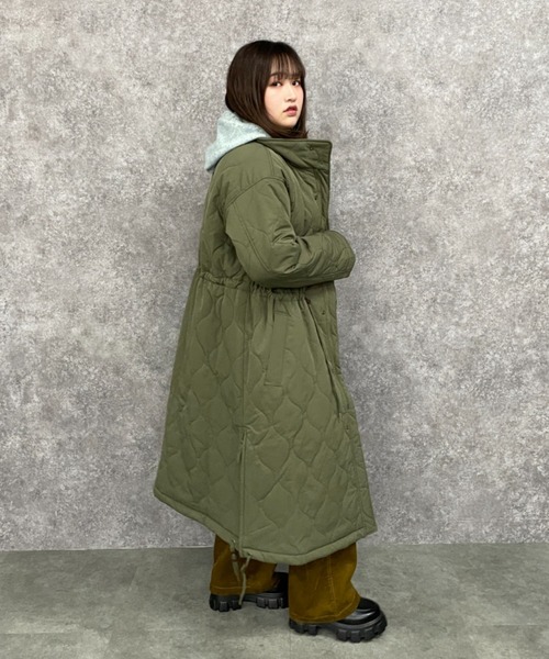 GEVS.（ジェイヴィス）の「ミックスヤーンフーディニット＜大きいサイズ有＞GEVS.（ニット/セーター・レディース・グレー系/アイボリー系/ブルーグリーン・L/M/5L/4L/3L/LL）」の12枚目の写真