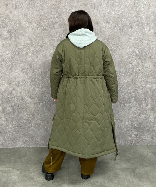 GEVS.（ジェイヴィス）の「ミックスヤーンフーディニット＜大きいサイズ有＞GEVS.（ニット/セーター・レディース・グレー系/アイボリー系/ブルーグリーン・L/M/5L/4L/3L/LL）」の13枚目の写真