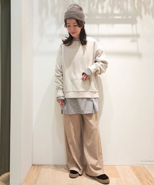 ◇カラートレーナー（スウェット）｜human woman（ヒューマンウーマン