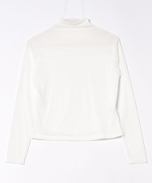 Ritzy(リッツィー)の「レースメッシュ ハーフネック ダブルメッシュシアートップス(Tシャツ/カットソー・レディース・ホワイト/ブラック・M/L)」の22枚目の写真