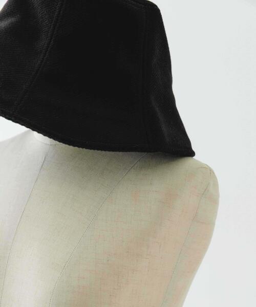 RODE SKO(ロデスコ)の「起毛パネルハット(ハット・レディース・アイボリー/ブラック・ONE)」の3枚目の写真