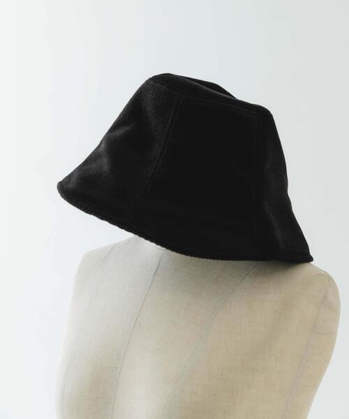 RODE SKO(ロデスコ)の「起毛パネルハット(ハット・レディース・アイボリー/ブラック・ONE)」の4枚目の写真