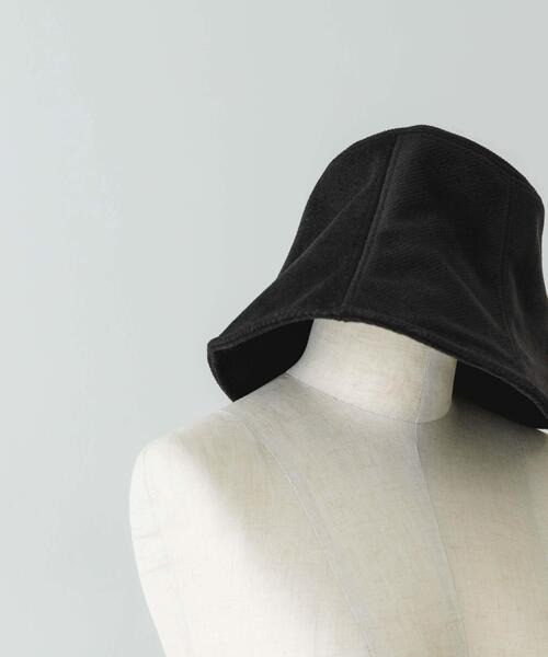 RODE SKO(ロデスコ)の「起毛パネルハット(ハット・レディース・アイボリー/ブラック・ONE)」の5枚目の写真