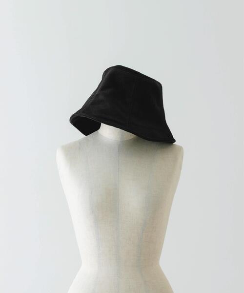 RODE SKO(ロデスコ)の「起毛パネルハット(ハット・レディース・アイボリー/ブラック・ONE)」の6枚目の写真