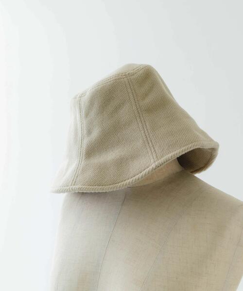 RODE SKO(ロデスコ)の「起毛パネルハット(ハット・レディース・アイボリー/ブラック・ONE)」の15枚目の写真