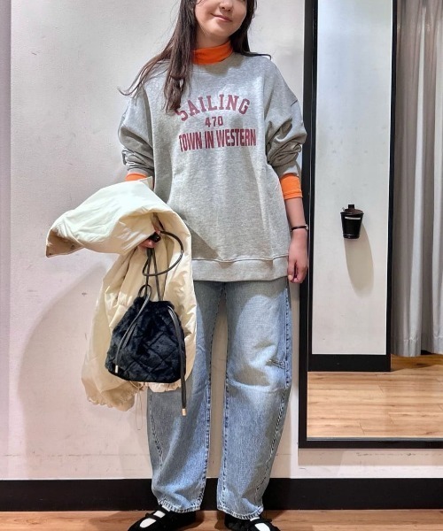Levi's(リーバイス)の「Levi's 「CINCH」バレルジーンズ(デニムパンツ・レディース・ダークインディゴブルー・24inch/25inch/26inch/27inch)」の12枚目の写真