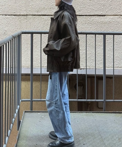 Levi's(リーバイス)の「Levi's 「CINCH」バレルジーンズ(デニムパンツ・レディース・ダークインディゴブルー・24inch/25inch/26inch/27inch)」の21枚目の写真