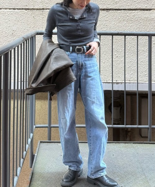 Levi's(リーバイス)の「Levi's 「CINCH」バレルジーンズ(デニムパンツ・レディース・ダークインディゴブルー・24inch/25inch/26inch/27inch)」の19枚目の写真
