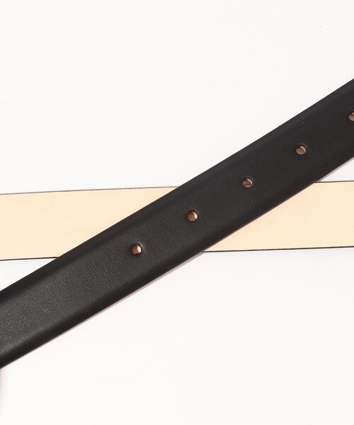 MANUELA（マヌエラ）の「MANUELA レザーベルト（ベルト・レディース・ブラック・FREE）」の4枚目の写真