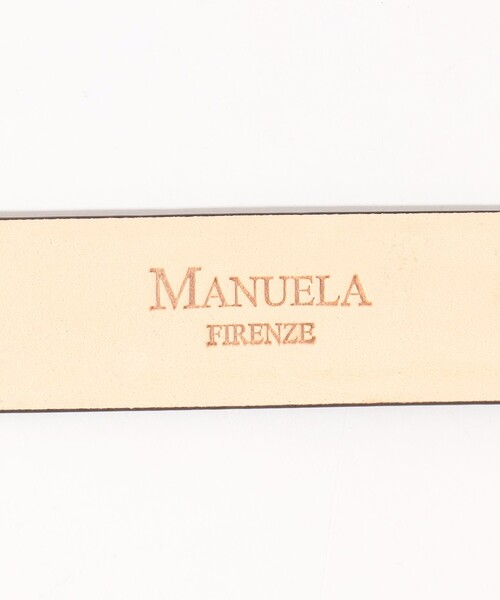 MANUELA（マヌエラ）の「MANUELA レザーベルト（ベルト・レディース・ブラック・FREE）」の5枚目の写真