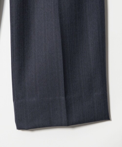 conte ヘリンボーン　タックワイドパンツ conte＞ヘリンボーン タック ワイドパンツ