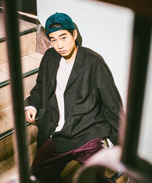 ウォッシュツイードワークジャケット（テーラードジャケット）｜niko