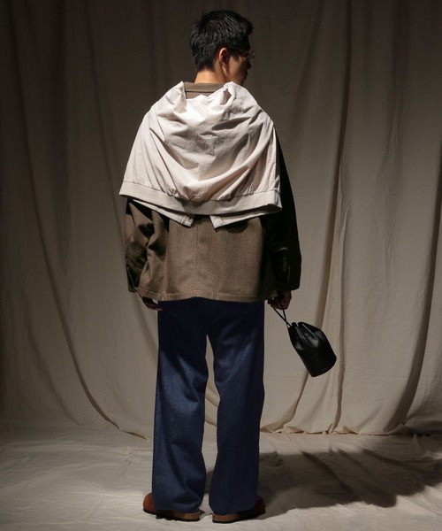 ウォッシュツイードワークジャケット（テーラードジャケット）｜niko