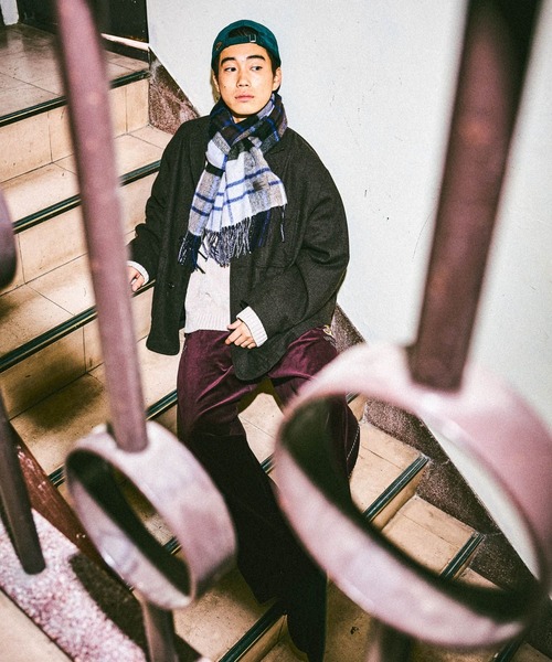 ウォッシュツイードワークジャケット（テーラードジャケット）｜niko