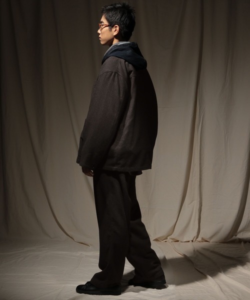 ウォッシュツイードワークジャケット（テーラードジャケット）｜niko