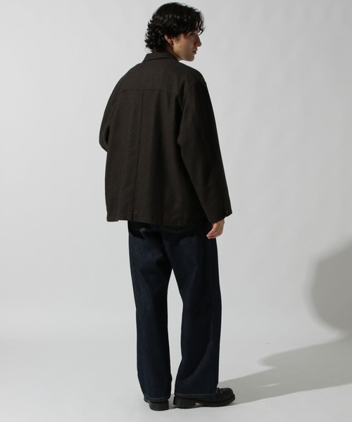 ウォッシュツイードワークジャケット（テーラードジャケット）｜niko
