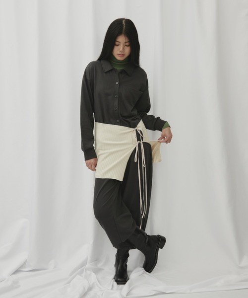 THE SHISHIKUI / シシクイ | PULL OVER コットン リブ ニット プル