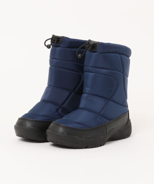 ASBee（アスビー）の「MOUNTAIN WALK マウンテンウォーク キッズ キルティングウィンターブーツ【はっ水/防寒】ハーフ丈 1231（ブーツ・キッズ・ブラック/ネイビー・20.0cm/21.0cm/22.0cm/23.0cm/24.0cm）」の2枚目の写真