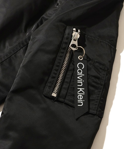 Calvin Klein(カルバン・クライン)の「【Calvin Klein/カルバンクライン】Flight Jacket MA-1/フライトジャケットMA-1(MA-1・メンズ・ブラック・M/L/S/XL)」の15枚目の写真