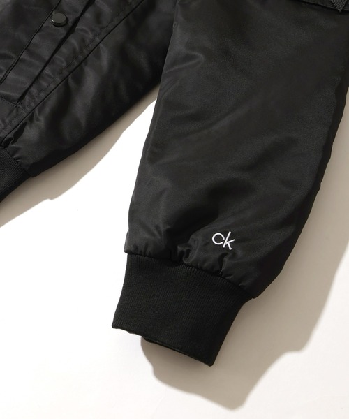 Calvin Klein(カルバン・クライン)の「【Calvin Klein/カルバンクライン】Flight Jacket MA-1/フライトジャケットMA-1(MA-1・メンズ・ブラック・M/L/S/XL)」の16枚目の写真
