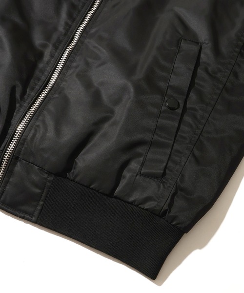 Calvin Klein(カルバン・クライン)の「【Calvin Klein/カルバンクライン】Flight Jacket MA-1/フライトジャケットMA-1(MA-1・メンズ・ブラック・M/L/S/XL)」の17枚目の写真